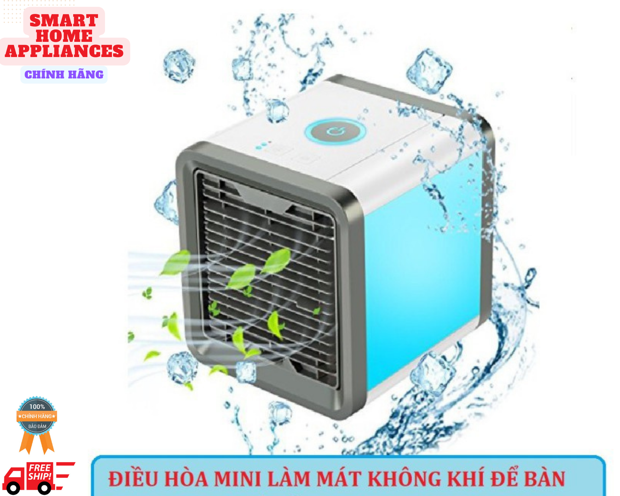 Quạt điều hòa hơi nước phun sương tiết kiệm điện điều hòa hơi nước mini để bàn, quạt điều hòa làm mát bằng hơi nước, quạt cây điều hòa