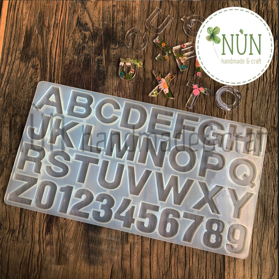 Khuôn Silicon Bảng Chữ Cái Lớn