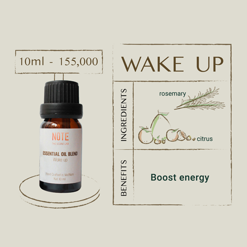 [HCM]Tinh dầu hợp hương WAKE UP trị liệu Aromatherapy NOTE - The Scent Lab
