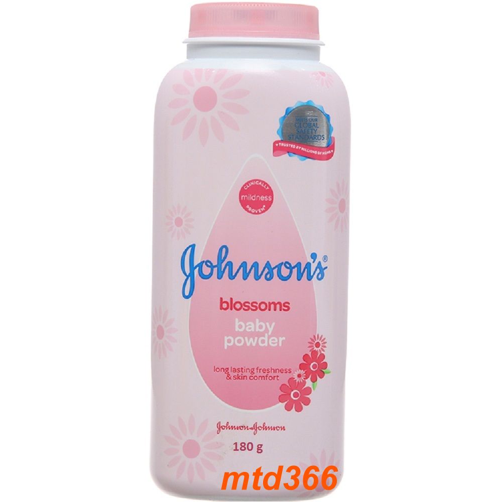 Phấn thơm 180g johnson' blossoms baby .