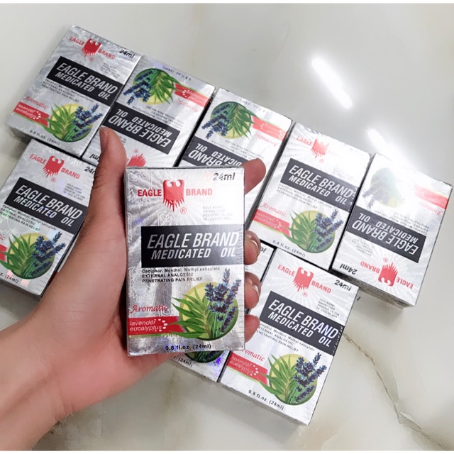 [HCM]COMBO 2 CHAI DẦU GIÓ NƯỚC TRẮNG CON Ó EAGLE BRAND SINGAPORE HAI NẮP 24 ML- SẢN XUẤT TẠI XINGAPORE XU