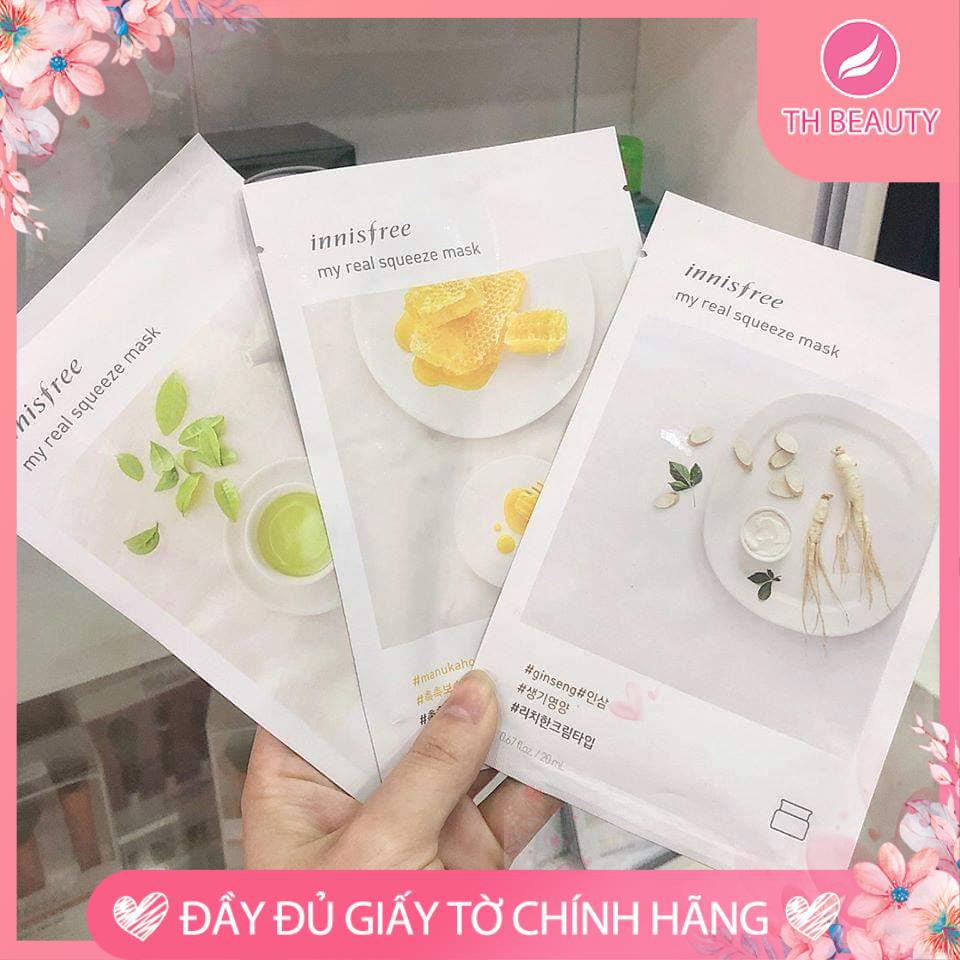 [Chính hãng] Mặt nạ giấy innisfree Hàn Quốc