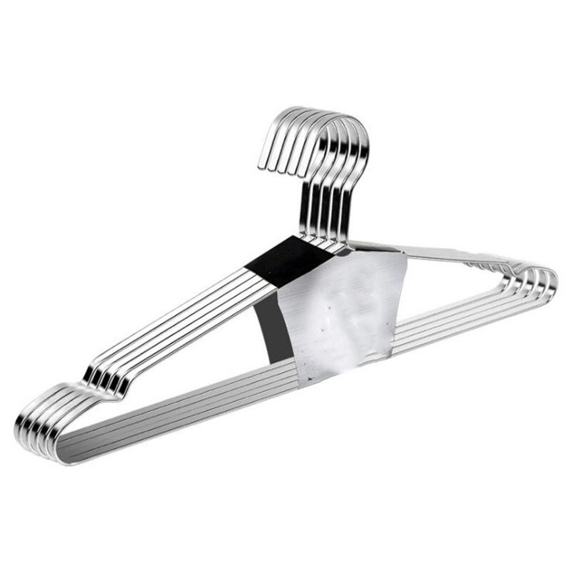 Móc quần áo bằng inox chống trượt inox 304 - 42CM loại dày