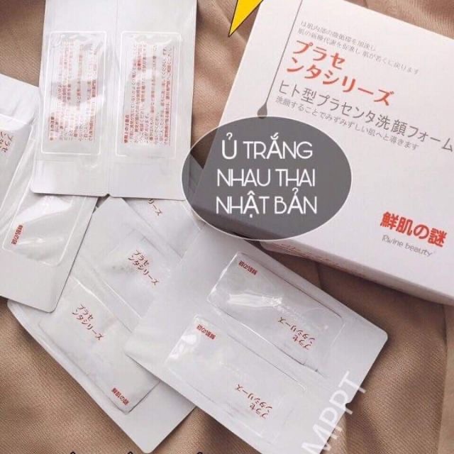 Ủ trắng nhau thai nhật bản