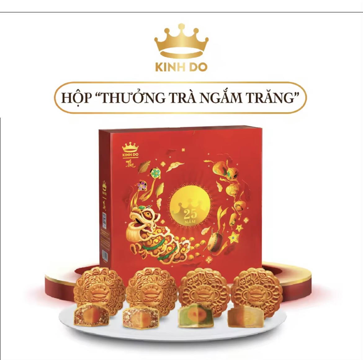 [CHÍNH HÃNG] KINH ĐÔ DÒNG BÁNH NƯỚNG NHÂN MẶN NGỌT ĐỦ ĐẦY. BÁNH TRUNG THU KINH ĐÔ.