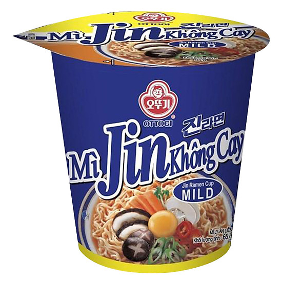 Mì ly ăn liền - mì ly Jin không cay 62g, cam kết hàng chính hãng, chất lượng đảm bảo, an toàn cho sức khỏe người dùng