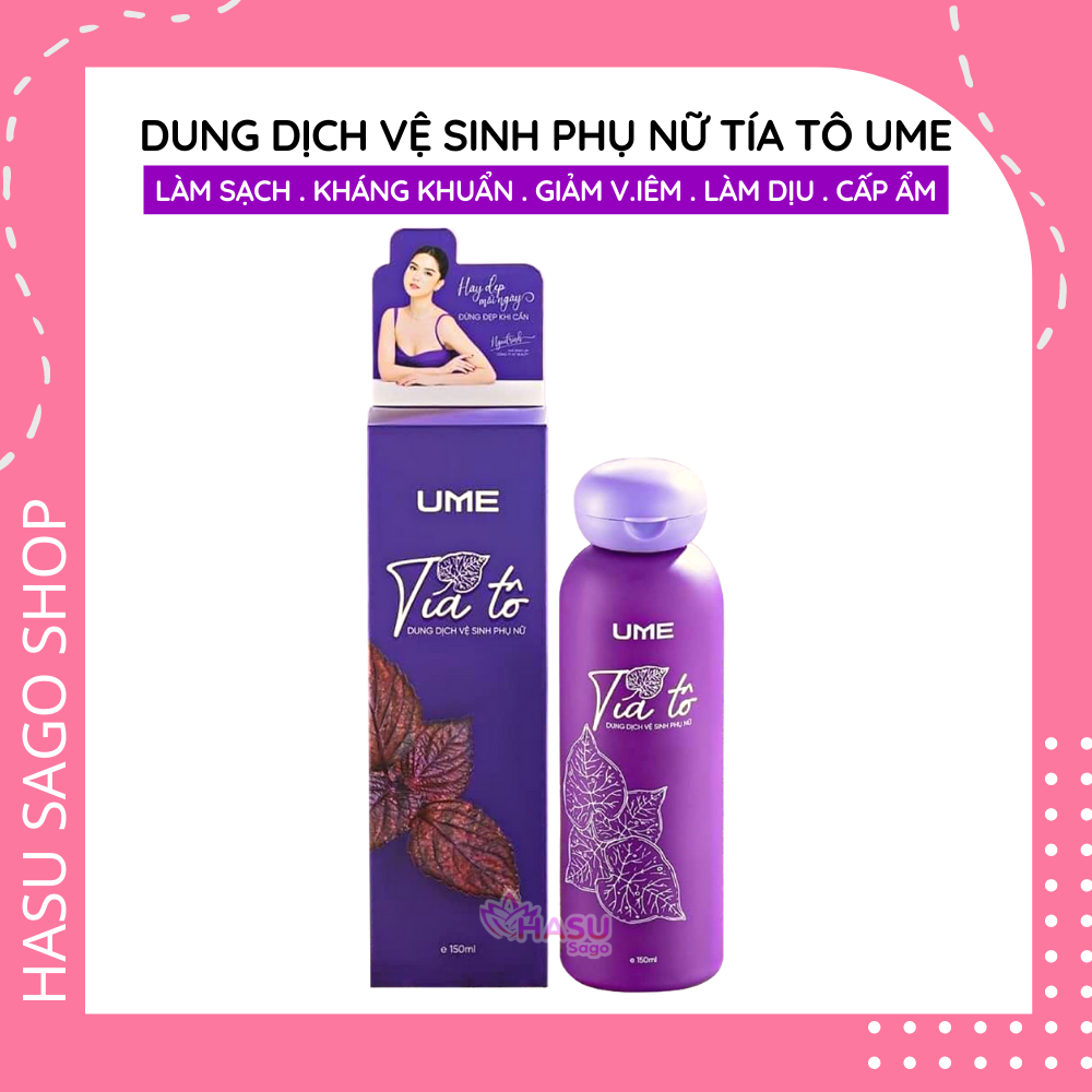 Dung dịch vệ sinh phụ nữ tía tô ume việt nam 150ml