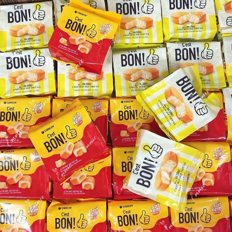 Bánh ăn sáng orion c'est bon 1 túi 5 gói x17g