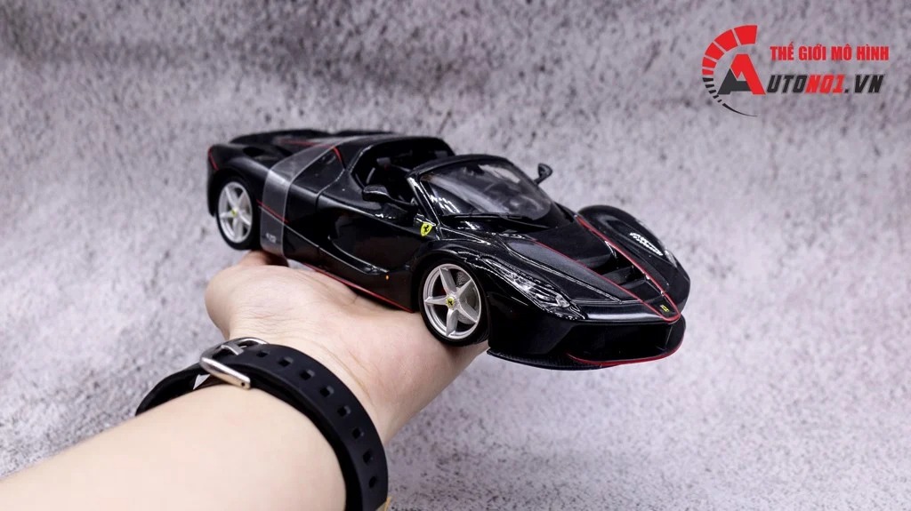 Mô hình xe ferrari laferrari aperta black 1:24 bburago 5231