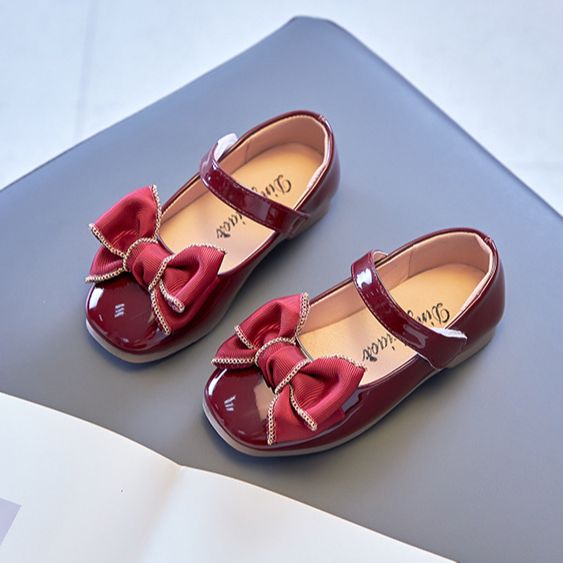 Giày búp bê bé gái size 26-35 da bóng siêu xinh