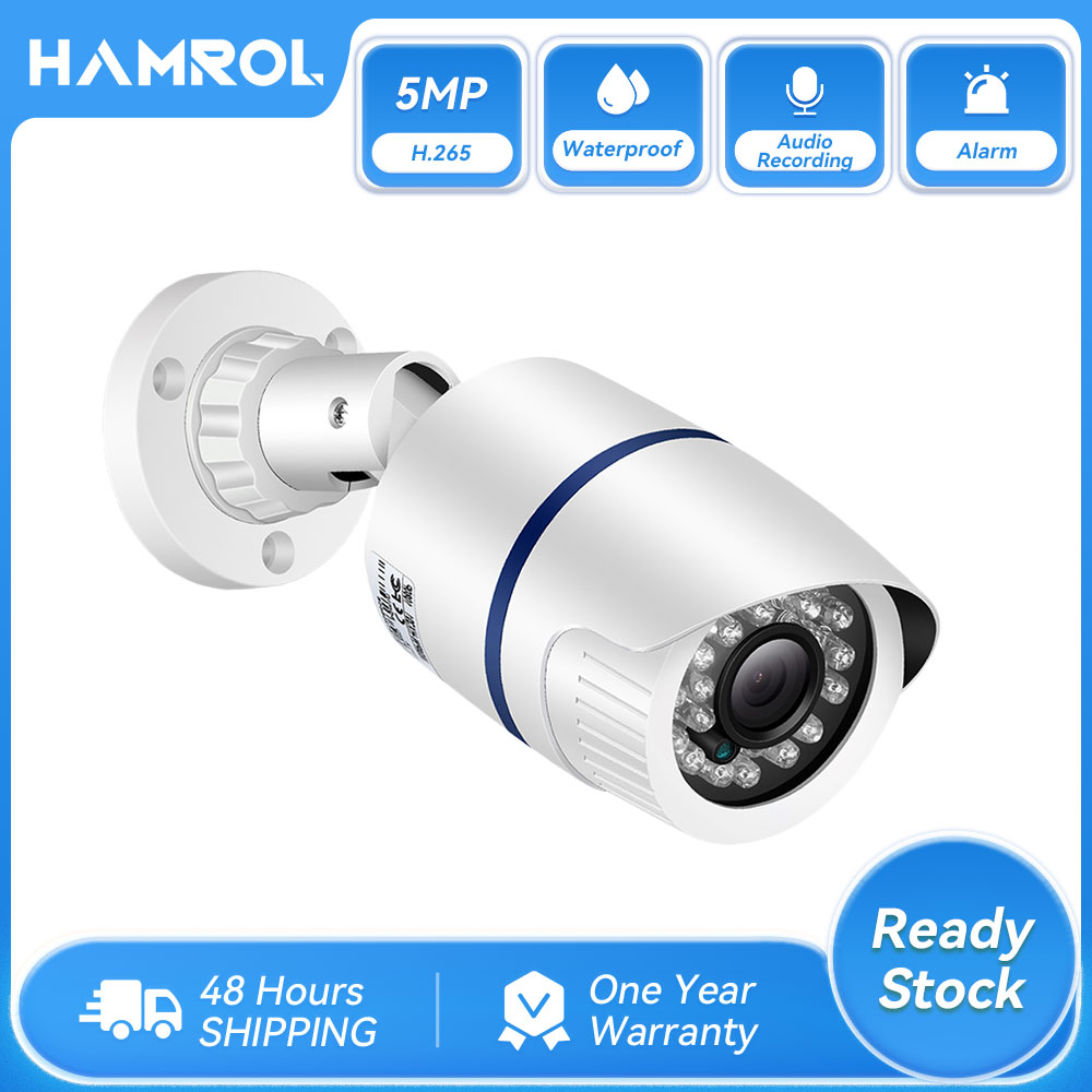 Hamrol Camera IP 2MP 3MP 5MP POE 48V Camera Mạng Camera An Ninh CCTV Giám Sát Ban Đêm 1080P Giám Sát Video, XMEye