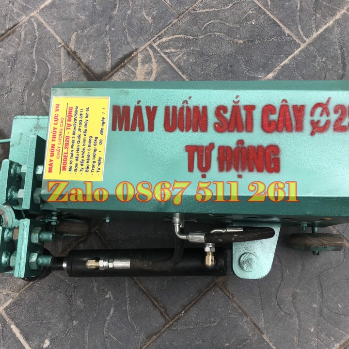 Máy uốn sắt thủy lực tự động phi 25