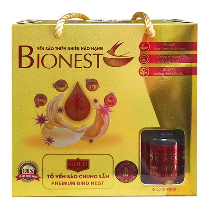 Hộp Yến sào Bionest Gold cao cấp - hộp tiết kiệm