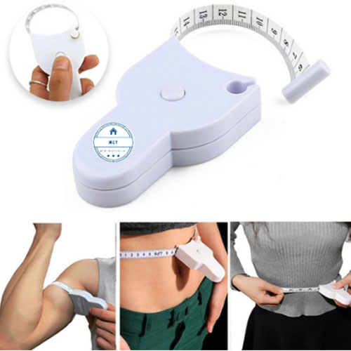 Thước dây rút tự động chữ Y có tay cầm để đo vòng eo vòng tay vòng chân 1.5 mét