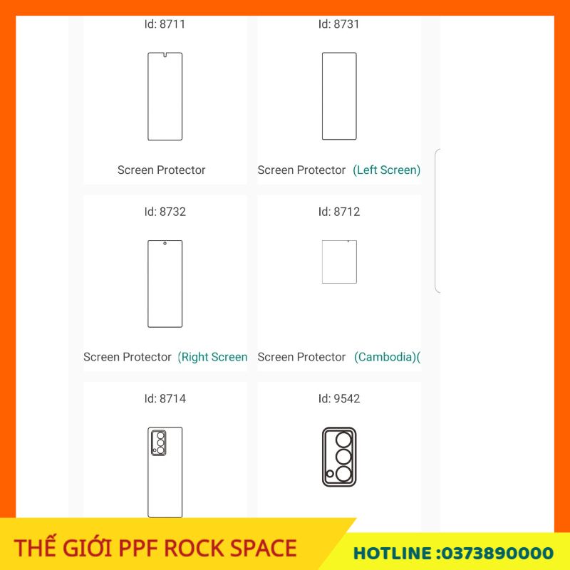 Dán màn hình ppf samsung galaxy z fold 2 5g rock space