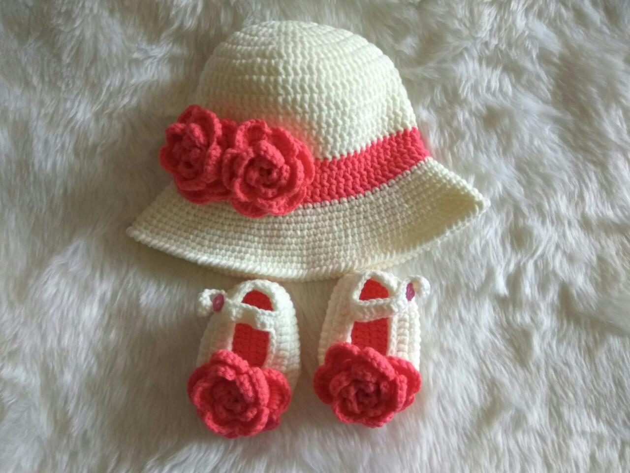 SET MŨ VÀ GIÀY LEN CHO BÉ SL0341