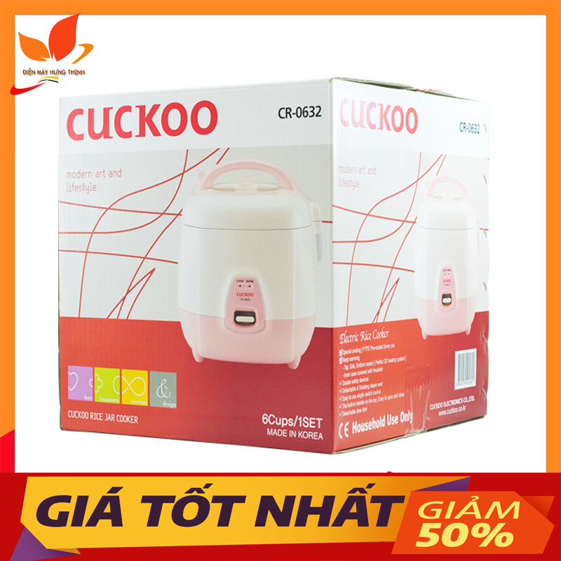 Nồi cơm điện cuckoo cr- 0632 made in korea