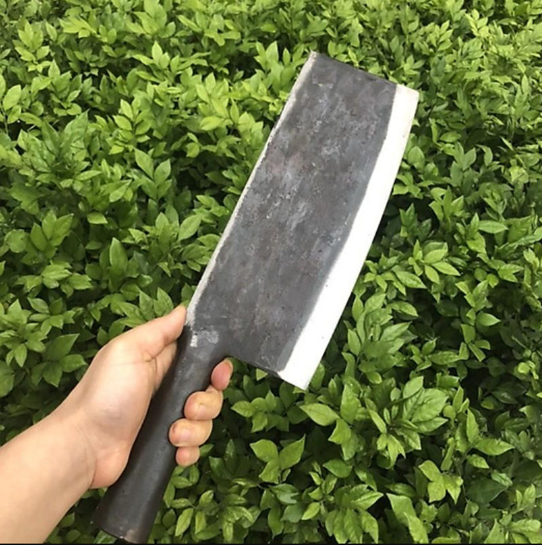 Dao nhà bếp cs087 , dao rựa chặt xương, chặt cây nhíp xe 100% 0,5 kg , 0.8kg , 1 kg, 1,2 kg