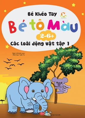 Fahasa - bé tô màu - các loài động vật - tập 1