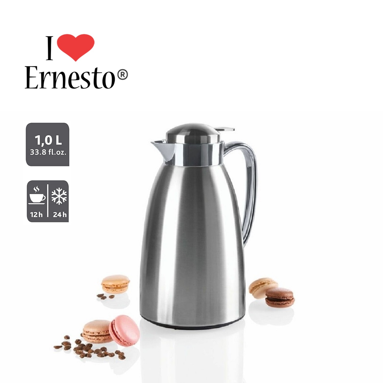Bình giữ nhiệt trà cà phê ernesto isolierkanne - hàng nhập đức