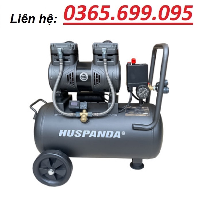 [FreeShip] [Chính hãng] Máy Nén Khí Không Dầu Huspanda 1350W 30L HKN-1350