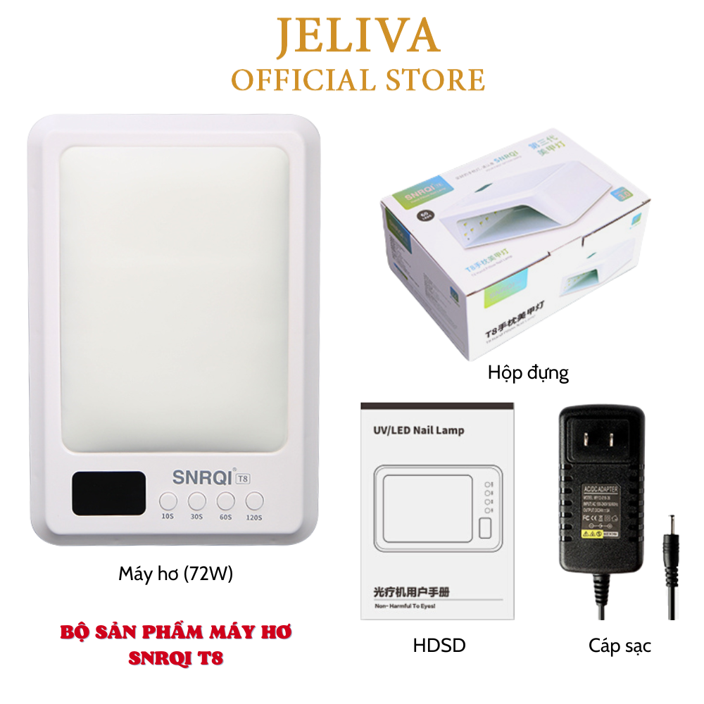Máy hơ gel snrqi t8 chính hãng 72w