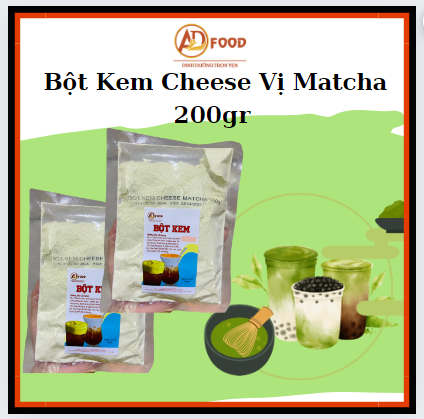 Bột Kem Cheese Vị Matcha - Sự Lựa Chọn Tinh Tế Cho Bữa Ăn Gia Đình Túi 200gr dùng thử