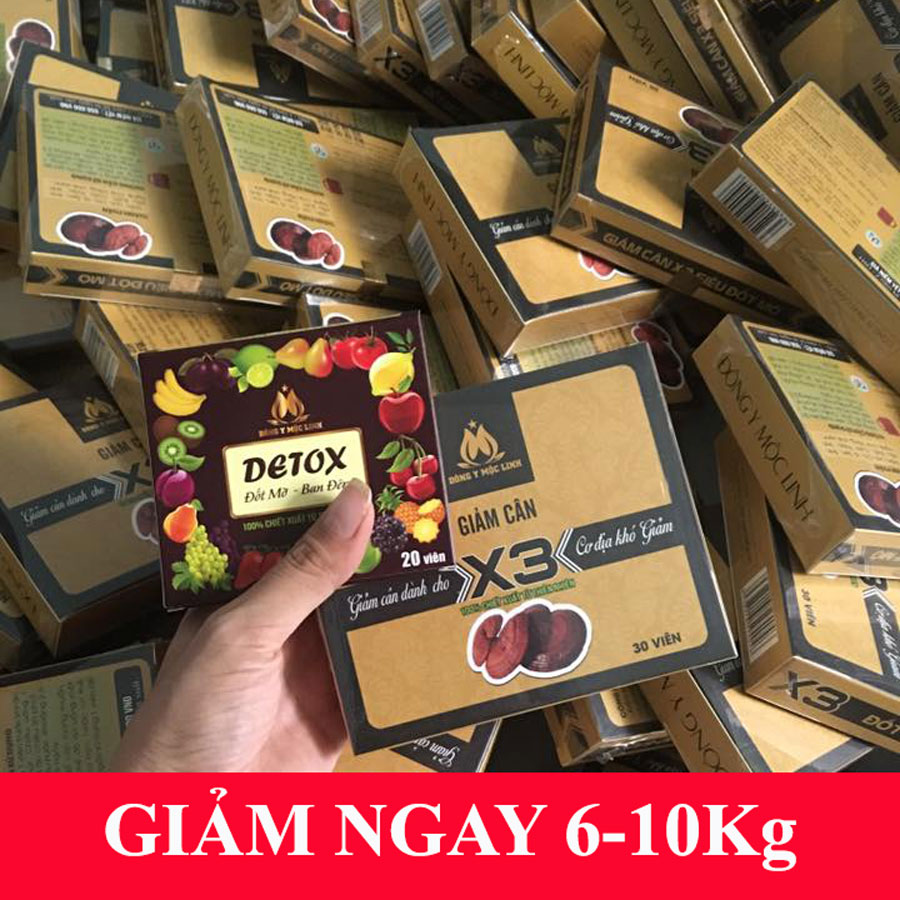 [HCM]giảm cân x3 Tặng detox ban đêm