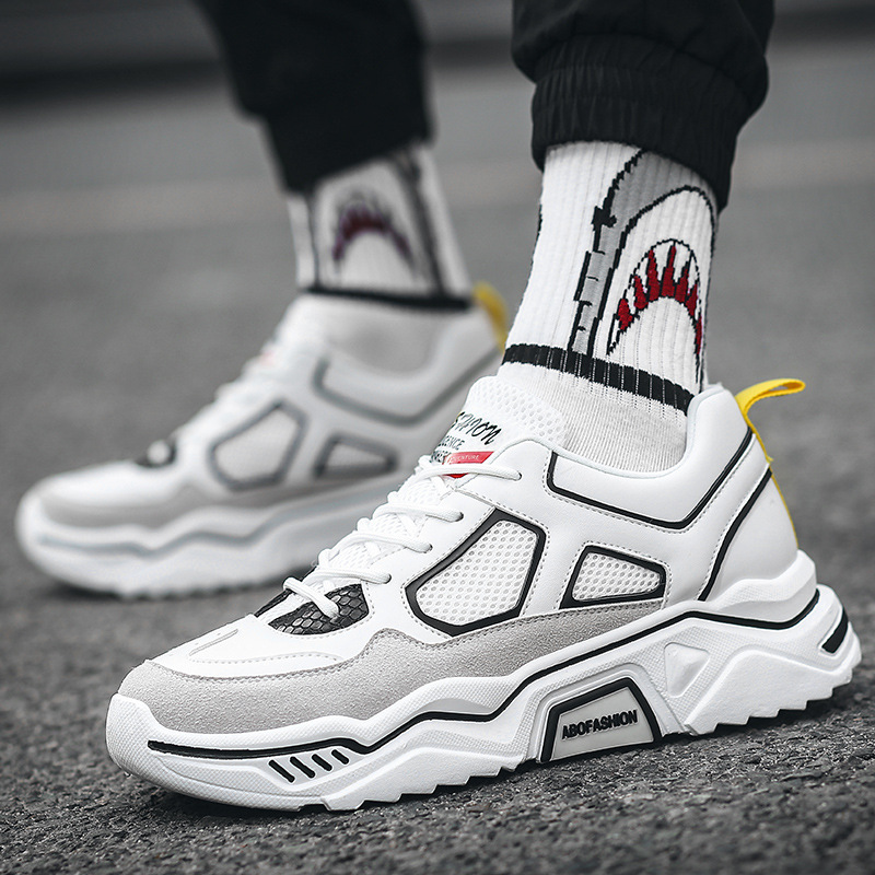 Giày sneaker nam tăng chiều cao 6cm - giày nam thể thao hot 2020 - #8066