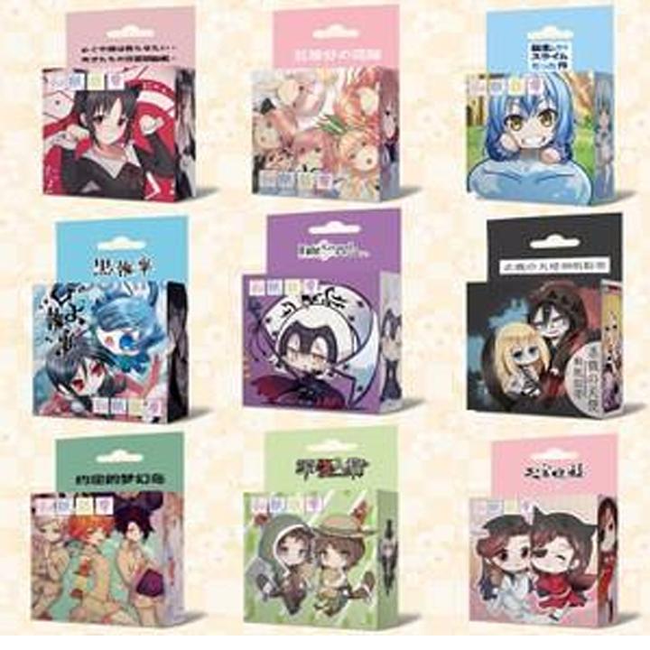 Cuộn Washi Tape băng dính rộng 5cm họa tiết Anime, cuộn Sticker dễ thương