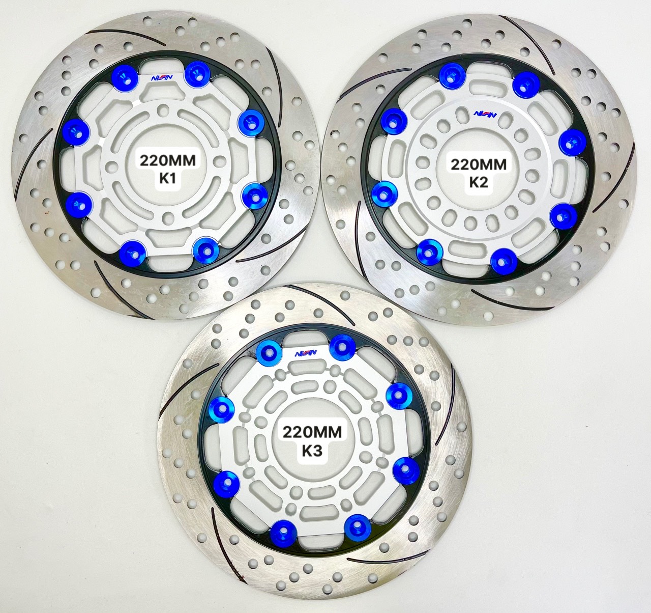 ĐĨA THẮNG NISSIN 220MM CHO WAVE-EX135-SIRUS-SIRUSFI-TAURUS-JUPITER-FUTURE-PCX