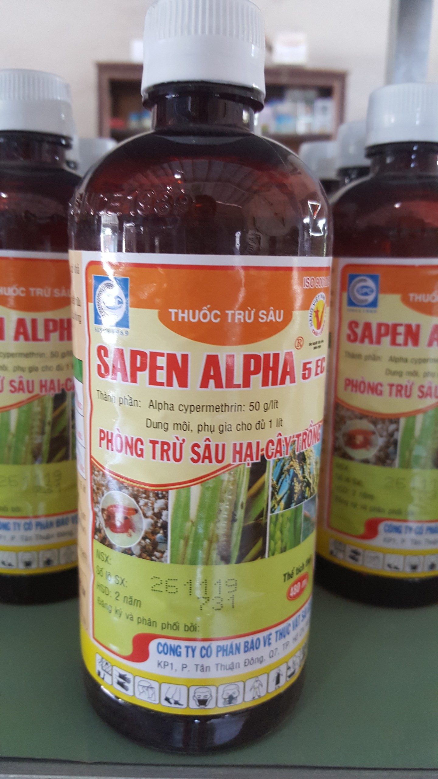 SAPEN ALPHA 5EC Trừ Sâu Cuốn lá, Bọ Xít Hôi