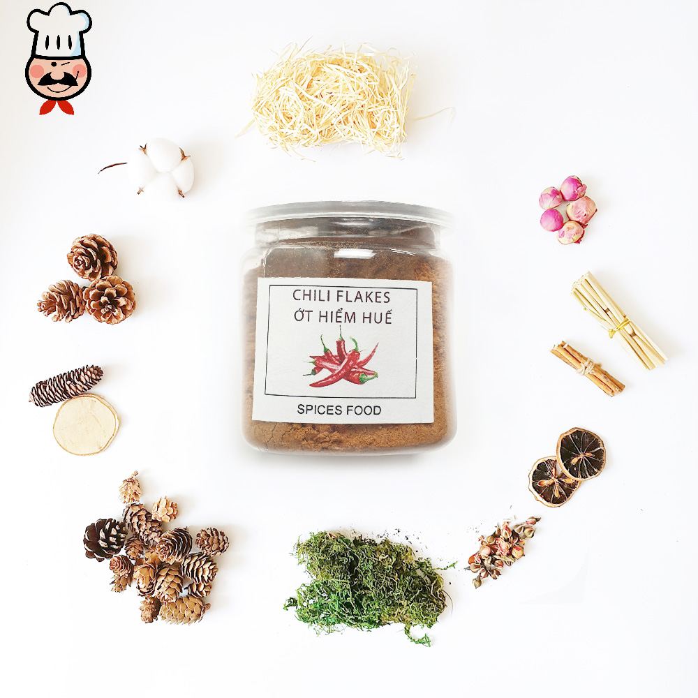 Chili Flakes - Ớt hiểm Huế siêu cay- Vị cay ớt bột đặc trưng Huế