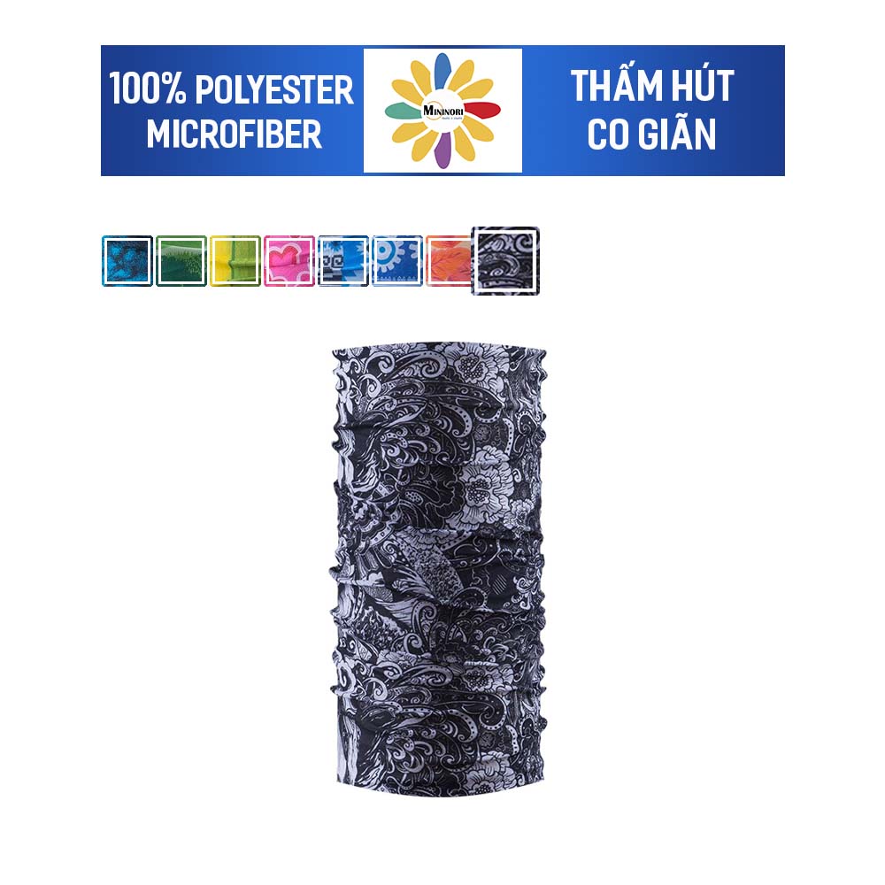 Khăn đa năng đi nắng, đi phượt aonijie tj111, chất liệu thun lạnh microfiber thoáng khí