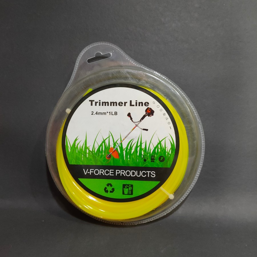 Dây cước nylon vuông 2.4 mm dùng cho máy cắt cỏ