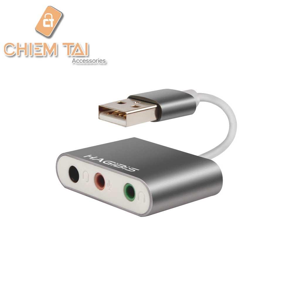 Cáp usb âm thanh sống động sound card hagibis jz0036