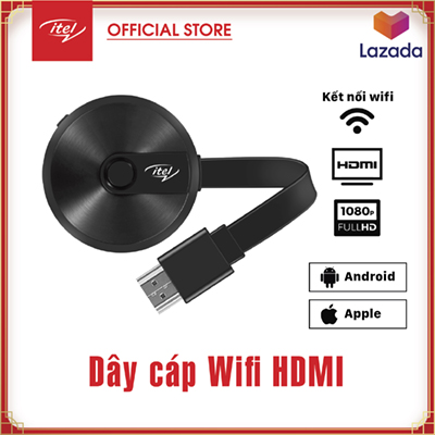 Bộ phát HDMI không dây cao cấp | Truyền hình ảnh HD1080 từ điện thoại, máy tính bản sang TV bằng Wifi hoặc Bluetooth