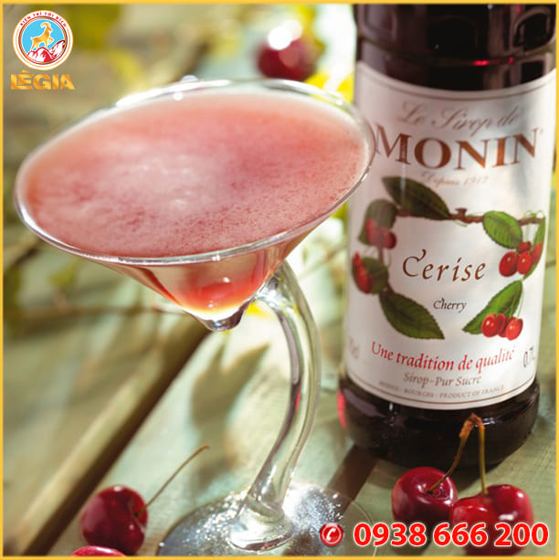 Siro monin anh đào 700ml - monin cherry syrup