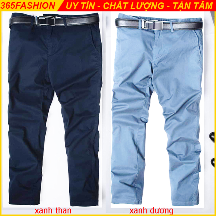 Quần Kaki Dài Nam, Chất Đẹp Dày Dặn, Co Dãn Nhẹ, Form Ôm Vừa Phải Mặc Thoải Mái - 365fashion
