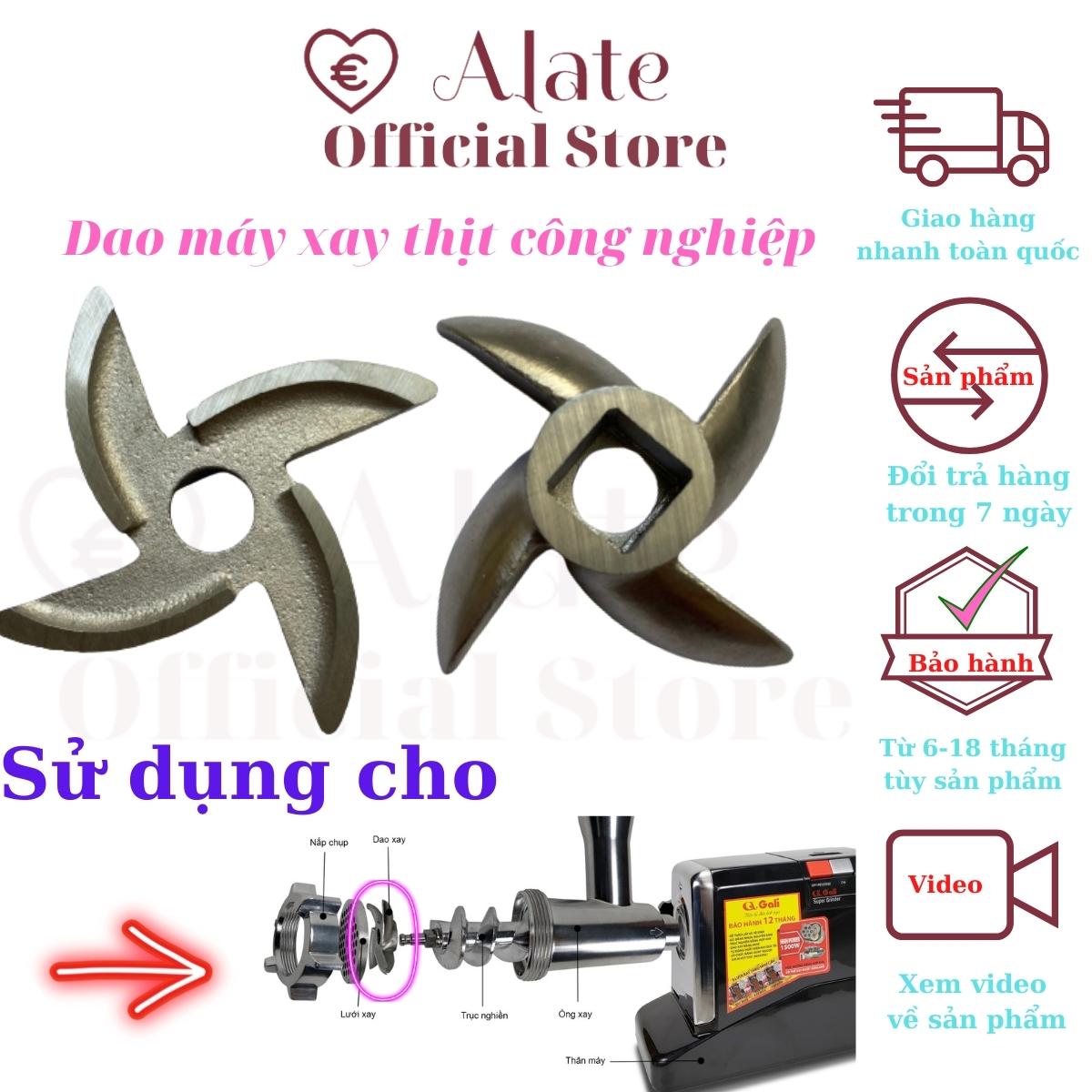 Lưỡi dao máy xay thịt công nghiệp Gali 1903, 1300w bằng inox đúc nguyên khối, hàng chính hãng Alate store