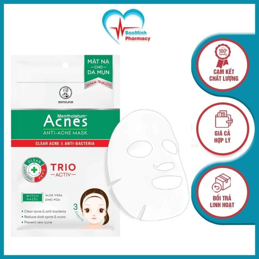 Mặt nạ chuyên biệt cho da mụn Acnes Anti-Acne Mask