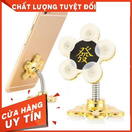 Giá để điện thoại hút chân không 2 đầu