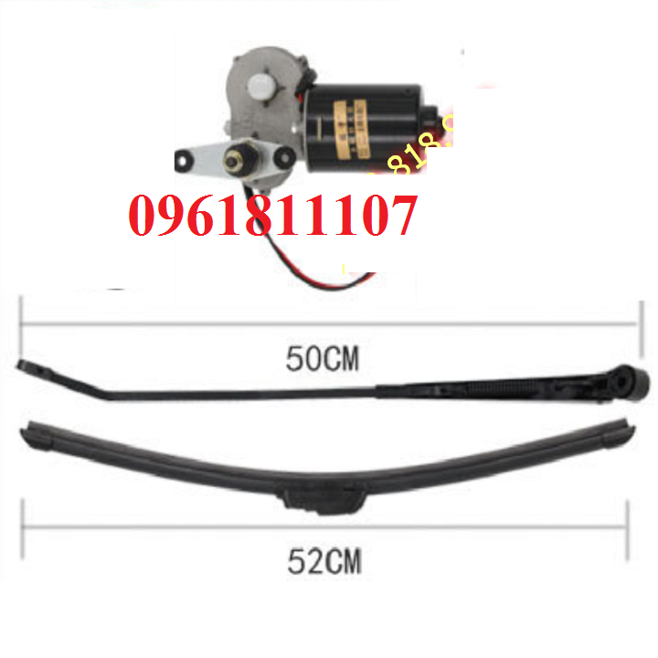 Motor gạt mưa 12V và cần gạt, motor gạt nước, motor giảm tốc gạt mưa