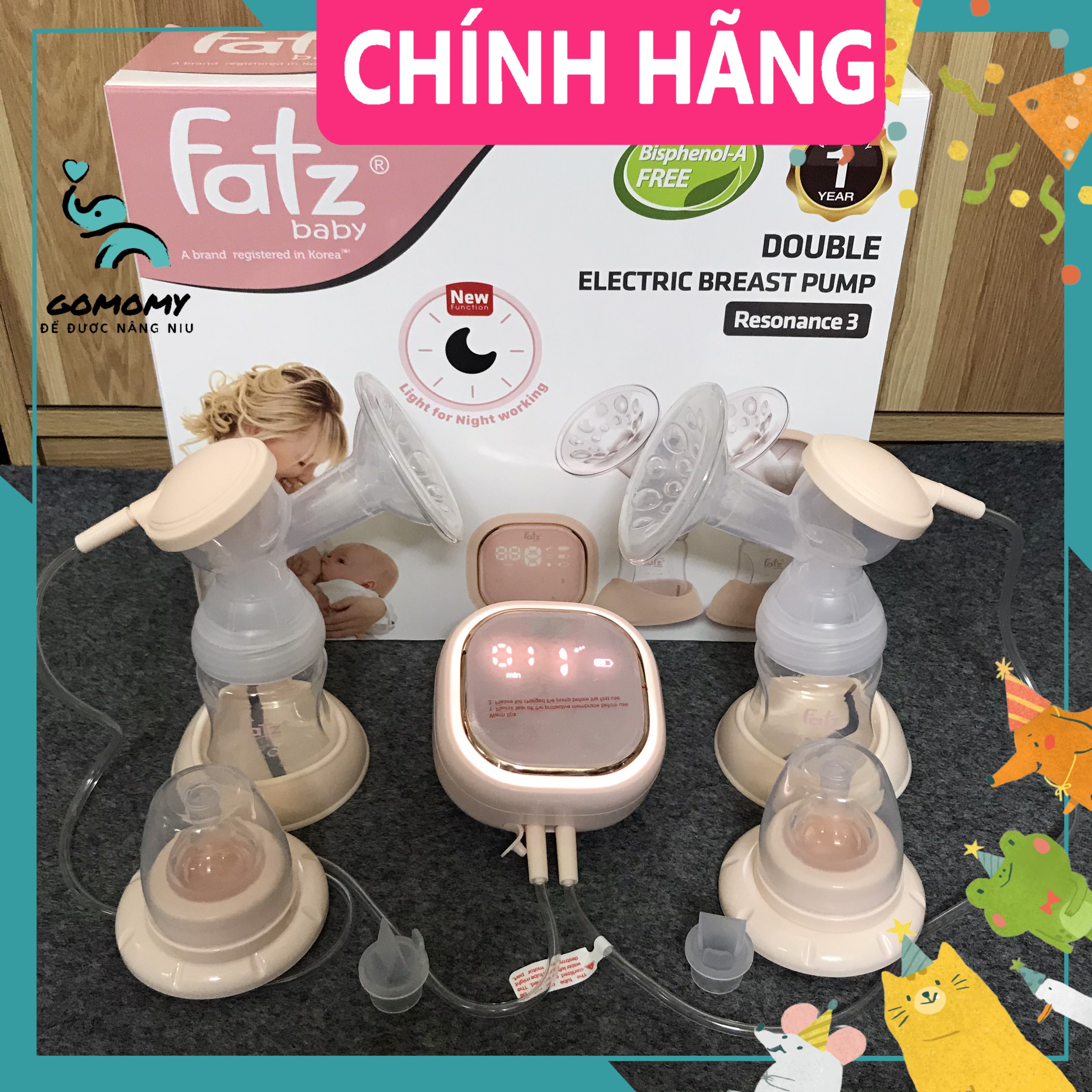 Máy hút sữa điện đôi fatz baby resonance 3 - fb1160vn