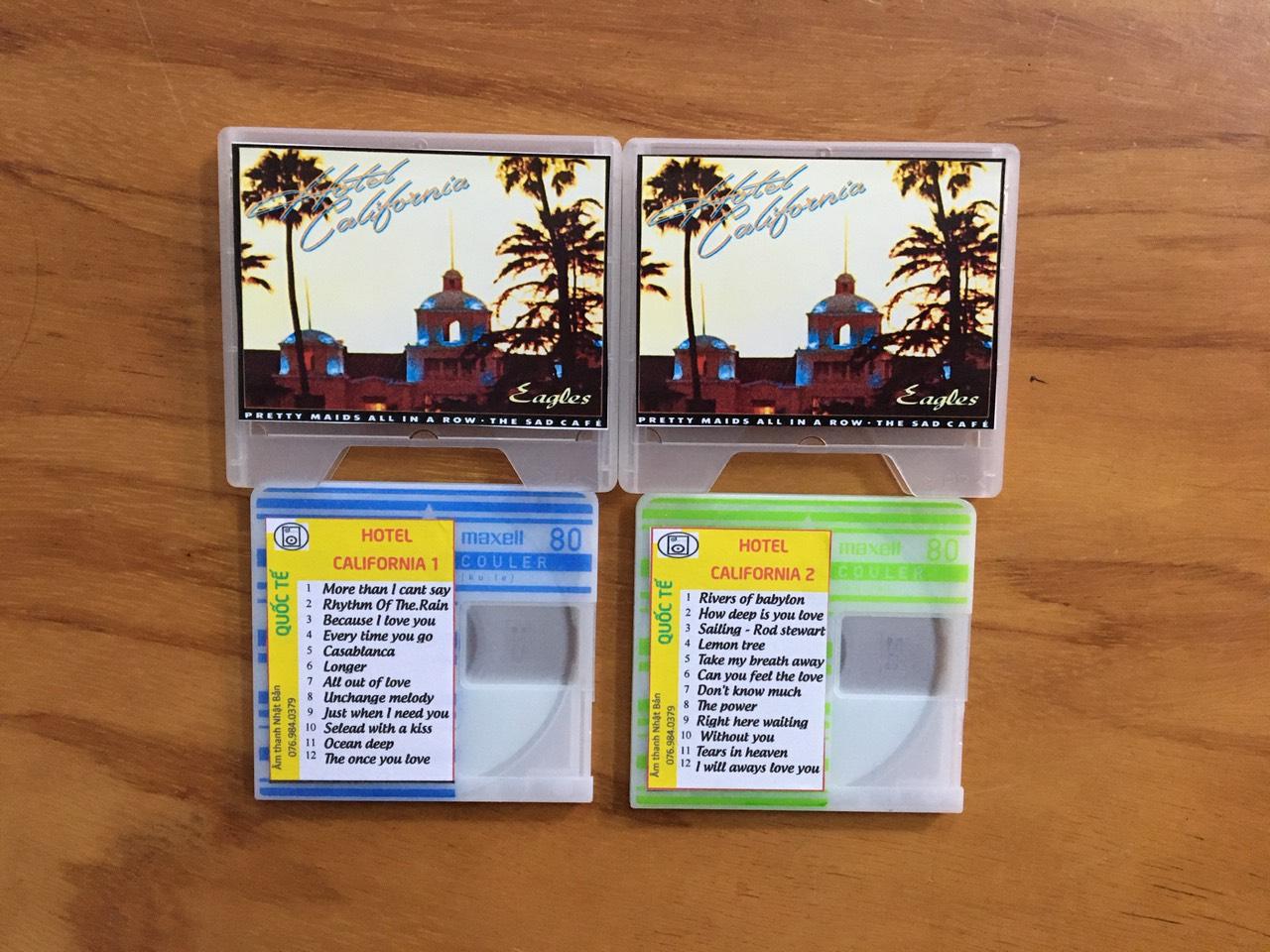 Bộ 2 Đĩa MD Mini Disc Nhạc Quốc Tế chọn lọc - Hotel California