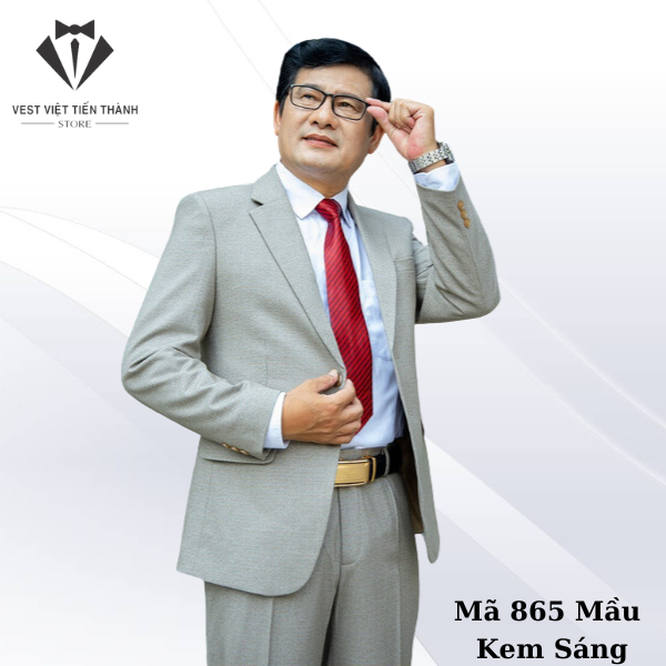 Bộ Vest nam trung niên suất khẩu comple trung niên vest việt tiến thành