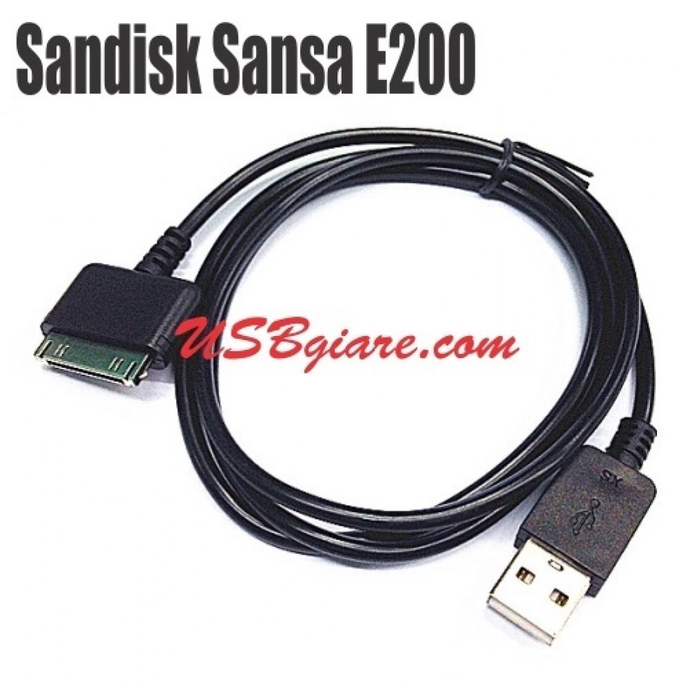 Cáp usb máy nghe nhạc sandisk sansa e200 e250 e260 e270 e280 c200