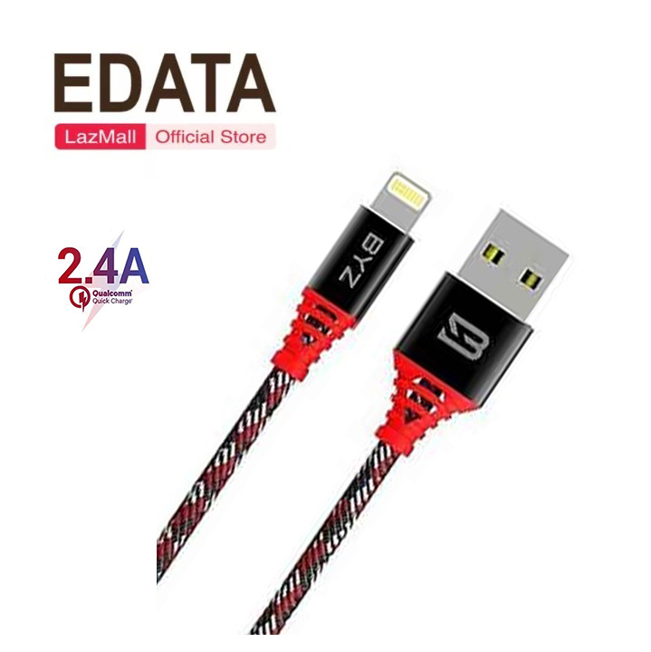 Cáp sạc ống Byz BL-690i Lightning dây dù cao cấp dài 1M cho iPhone