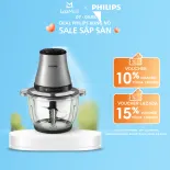 Máy Xay Thịt Philips HR1503/00 2 Lít|500W| cối thủy tinh - Hàng Chính Hãng
