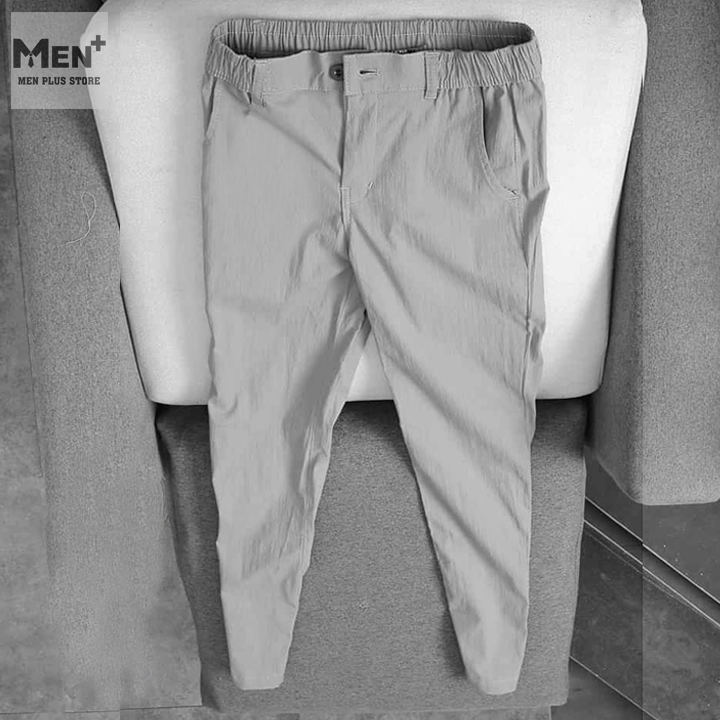 FreeshipMAX - Quần nam dài ống côn dáng slimfit chất liệu đũi linen cực nhẹ cực thoáng mát - Quần dài nam dáng âu phong cách Hàn Quốc - Men Plus